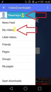 MyVideoDownloader login