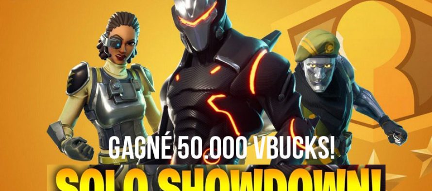 fortnite solo showdown comment gagner jusqu a 50 000 v bucks - comment gagner fortnite